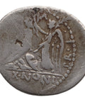 Roman Republic Coin 59 BC Denarius Marcus Nonius Sufenas Roma