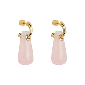 Rose Quartz Drop Earrings