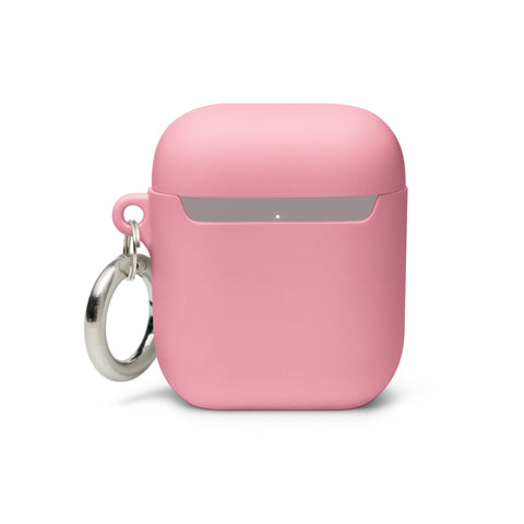 pink protective AirPods case, plain back view – ZIPZAPPA
