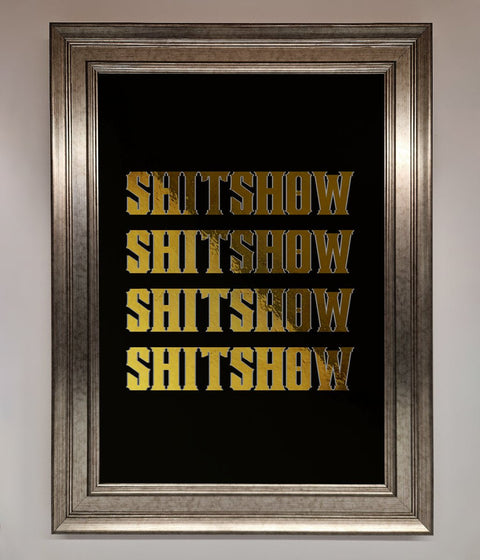 Rude Quote Foil Print