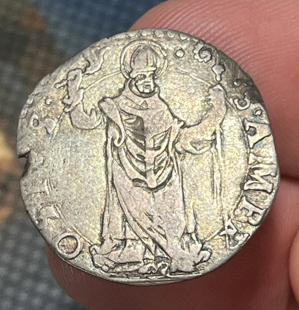 1535–1556 8 Soldi Italian States Milan Charles V Silver