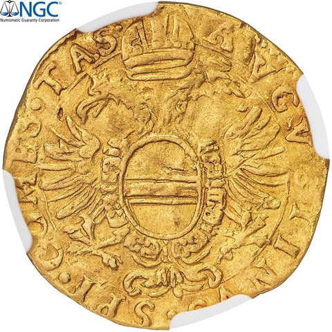 1604 Ducat County of Tassarolo Agostino Spinola Gold Coin