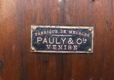 Rare Moses Michelangelo Guggenheim & Pauly Cie Et Venice Antique Carved Armoire