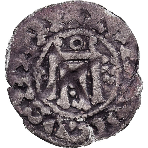 1108–1137 Denarius France Louis VI Orléans