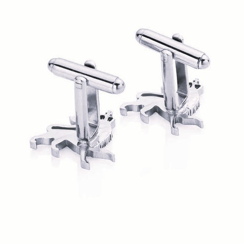 Ten Pence Lion - Cut Out Coin Cufflinks