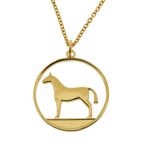 Irish Twenty Pence - Cut Out Coin Necklace