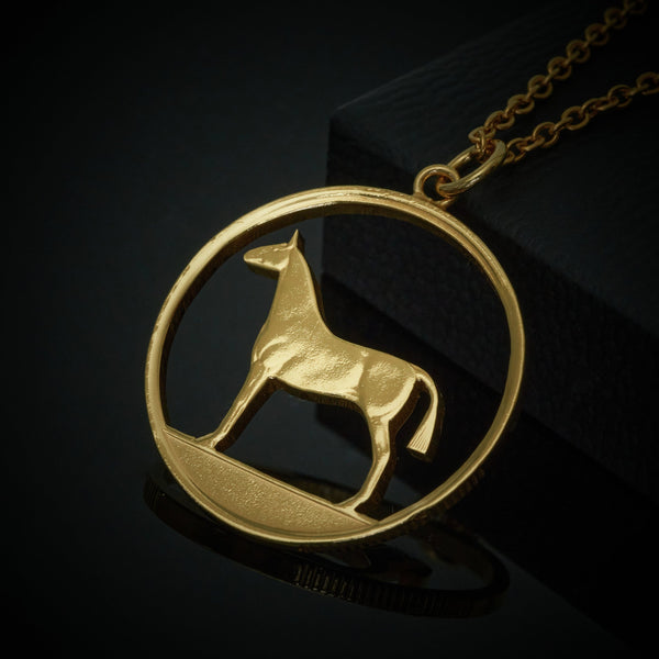 Irish Twenty Pence - Cut Out Coin Necklace