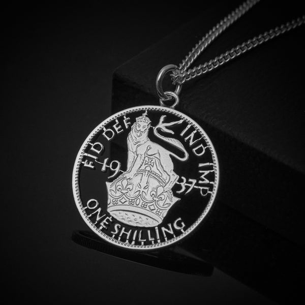 One Shilling (1937-1952) - Cut Out Coin Necklace