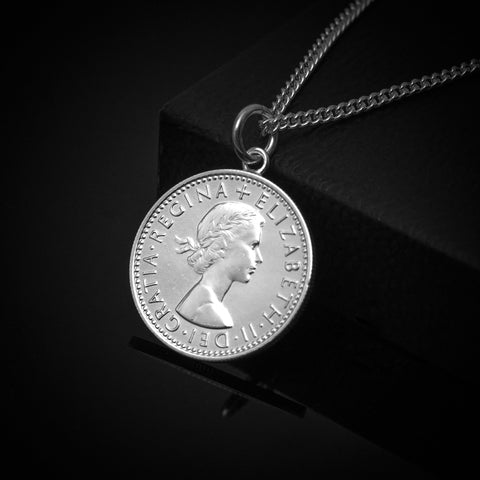 Sixpence (1953-1967) - Plated Coin Necklace