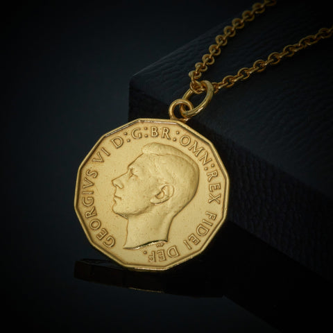 George VI Threepence (1937-1952) - Plated Coin Necklace