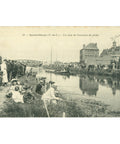 Saint - Omer, France - A Fishing Contest Day Postcard Early 20th Century