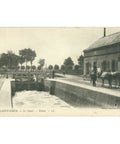 Saint - Omer, France - Le Canal, Écluse Postcard Early 20th Century