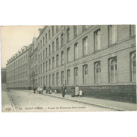 Saint - Omer, France – Pensionnat Saint - Joseph Façade Postcard