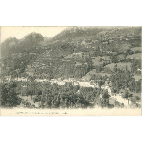 Saint - Sauveur, France – General View – Postcard Early 20th Century