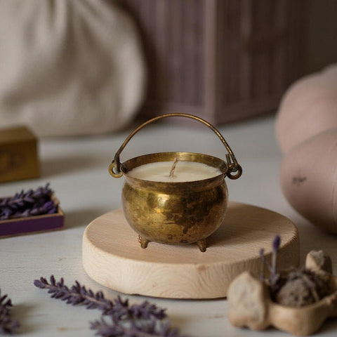 Vintage Salt Cellar Candle