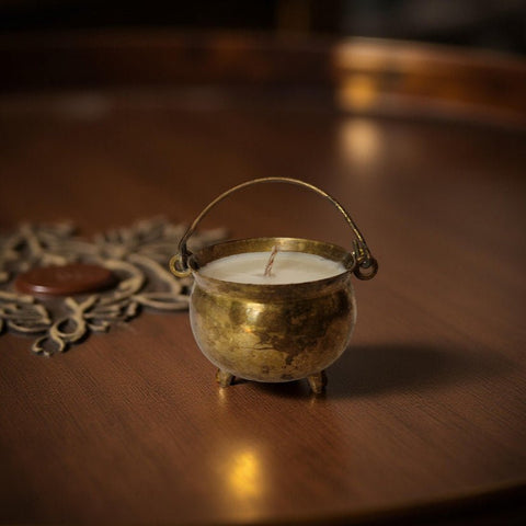 Vintage Salt Cellar Candle