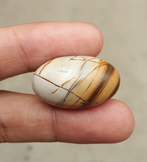 Jasper - Scenic Jasper Cabochon - 27x16mm