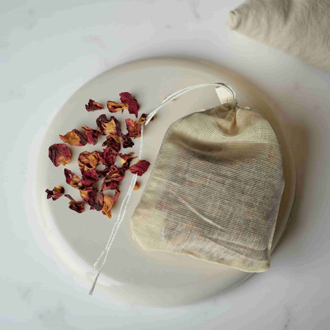 Smoky Rose Wardrobe Sachet with Mineral Salts