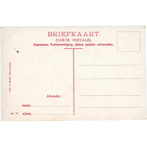 Scheveningen - Boulevard Seaside Netherlands Postcard Vintage