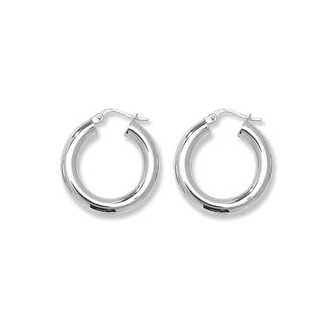 Boucles d'oreilles créoles en argent Acotis G5966