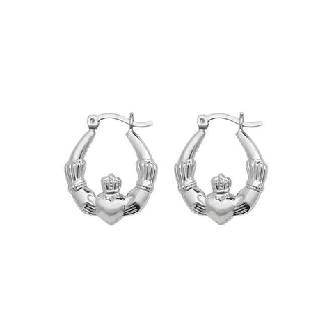 Acotis Silber Claddagh Ohrringe G5912