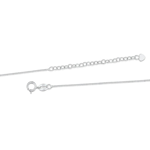 Collier pendentif pleine lune en argent sterling, coquelicot miniature (Euphorbia Milii).
