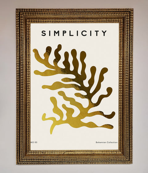 Simplicity Plant Foil Print