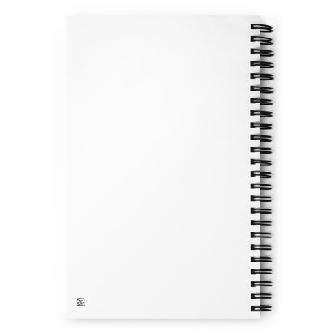 Plain back of the white Rhythm in Colour spiral notebook – ZIPZAPPA