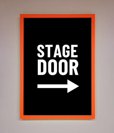 Stage Door Framed Print