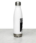 Gravity Is a Myth white 500 ml steel water bottle, right side view