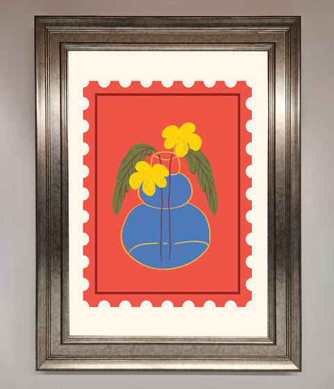 Stamp Plant Framed Wall Art
