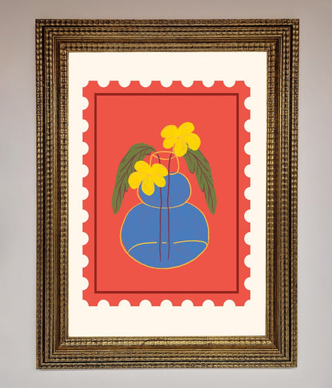 Stamp Plant Framed Wall Art