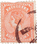 Stamp Victoria 1901 Nine Pence Stamps Commonwealth Issue Dull Rose Red British