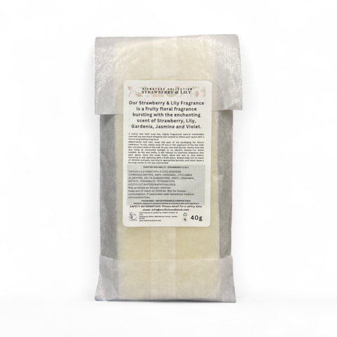 Strawberry & Lily Soy Wax Melt Snap Bar – 40g