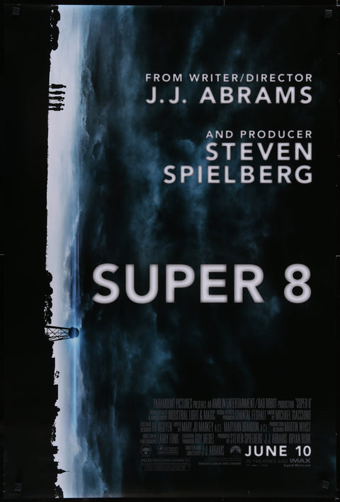 Affiche de film originale américaine de Super 8 (2011) - Première version