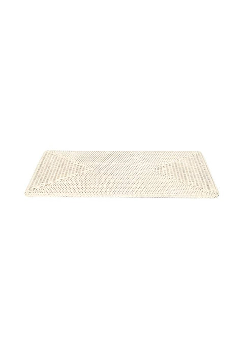 Surrey Rattan Rectangles Placemat - Sand Colour set of 4