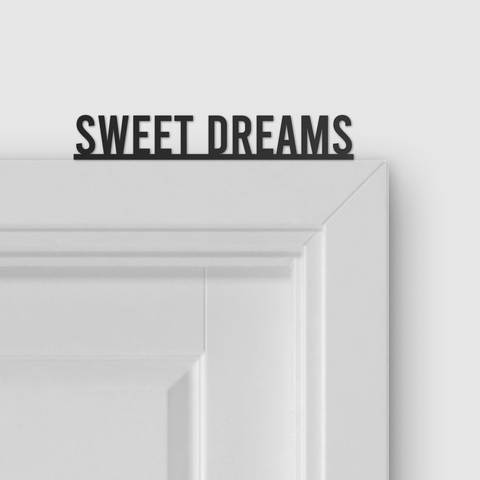SWEET DREAMS door topper and door tag