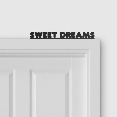 SWEET DREAMS door topper and door tag