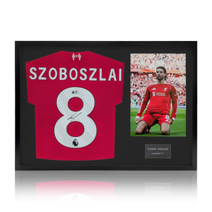 Dominik Szoboszlai Signed Liverpool 25/26 Shirt Classic Frame (ACG Cert)