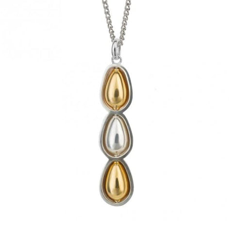 Pendentif tournant tactile plaqué or P5237