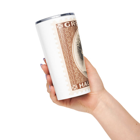 Grenada Half Cent Stamp Queen Elizabeth II Tapered stainless steel tumbler