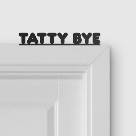 TATTY BYE door topper and door tag