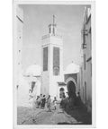 Tetuán, Morocco – Minaret and Street Scene, Early 20th Century Postcard