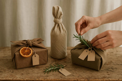 Reusable Gauze Furoshiki Gift Wrap