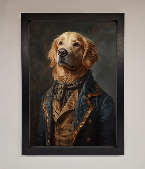 The Renaissance Golden Retiever Framed Wall Art