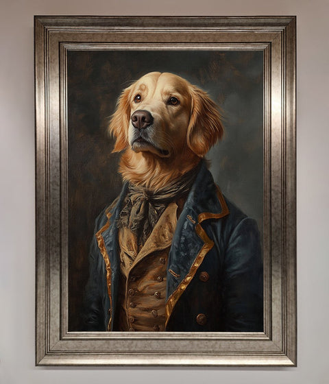 The Renaissance Golden Retiever Framed Wall Art