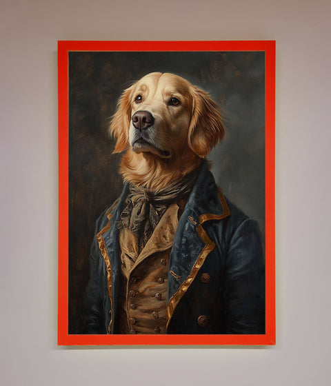 The Renaissance Golden Retiever Framed Wall Art