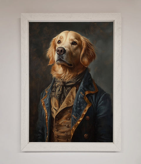 The Renaissance Golden Retiever Framed Wall Art