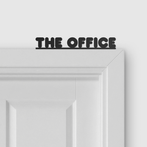THE OFFICE door topper and door tag