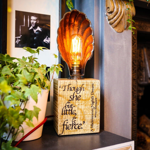 Theatre Footlight Personalised Table Lamp